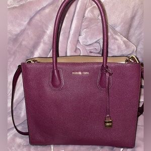 Michael Kors leather Mercer large convertible
